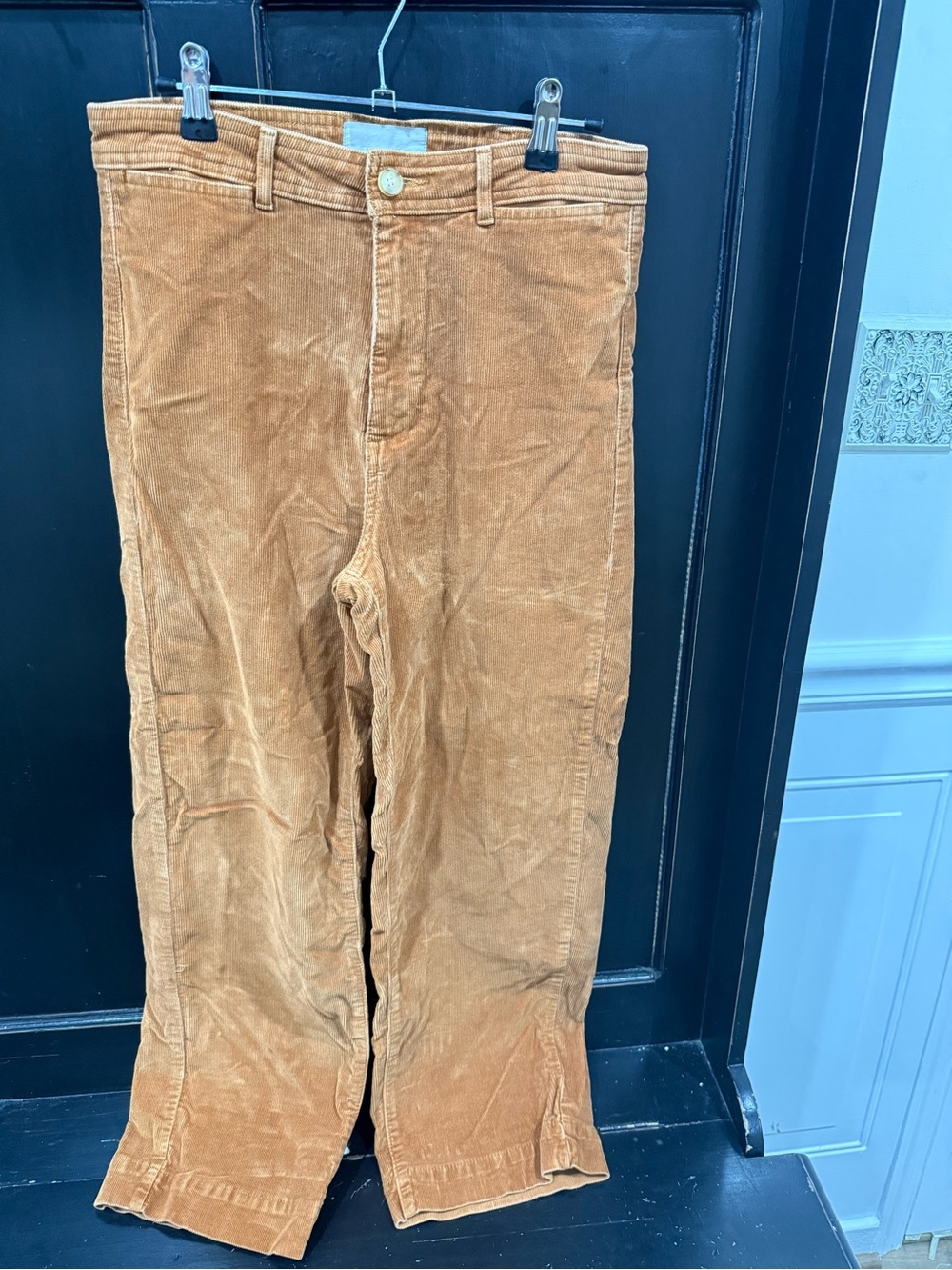 Everlane Womens Corduroy Pants in Caramel Brown